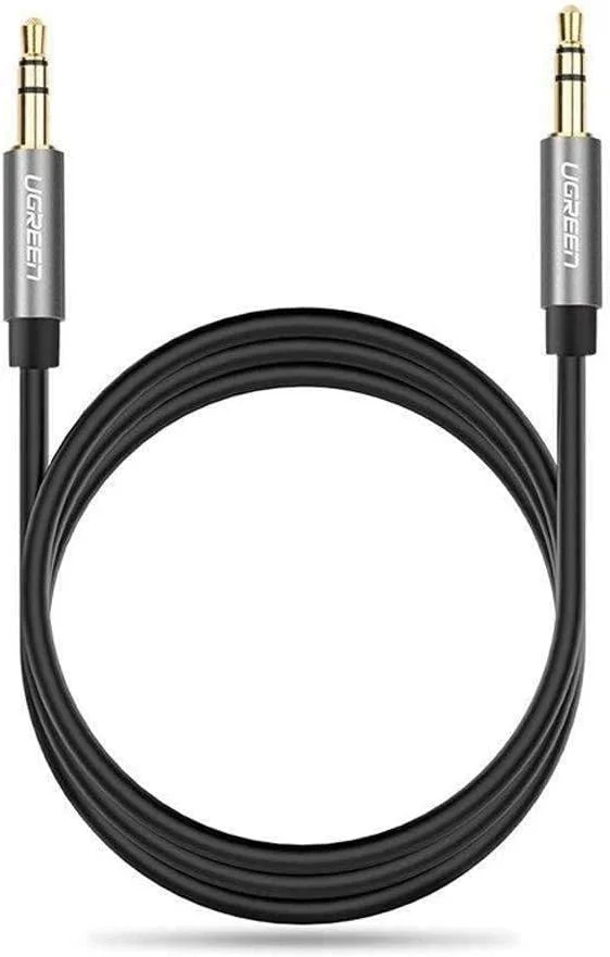 Câble audio Jack mâle 3,5 mm vers Jack mâle 3,5 mm noir 2 m – Ugreen - Organisation de la maison avec des solutions de rangement Ugreen Sac de rangement pour câbles et écouteurs - Smartophone