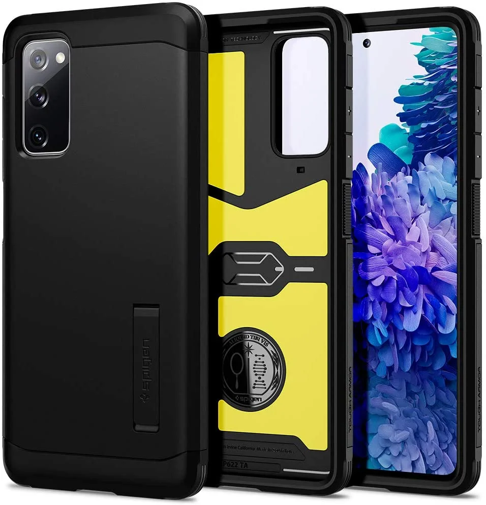 Étui compatible avec Samsung Galaxy S20 FE – Noir – Spigen Tough Armor - Organisation de la maison avec des SONGMICS solutions de rangement
