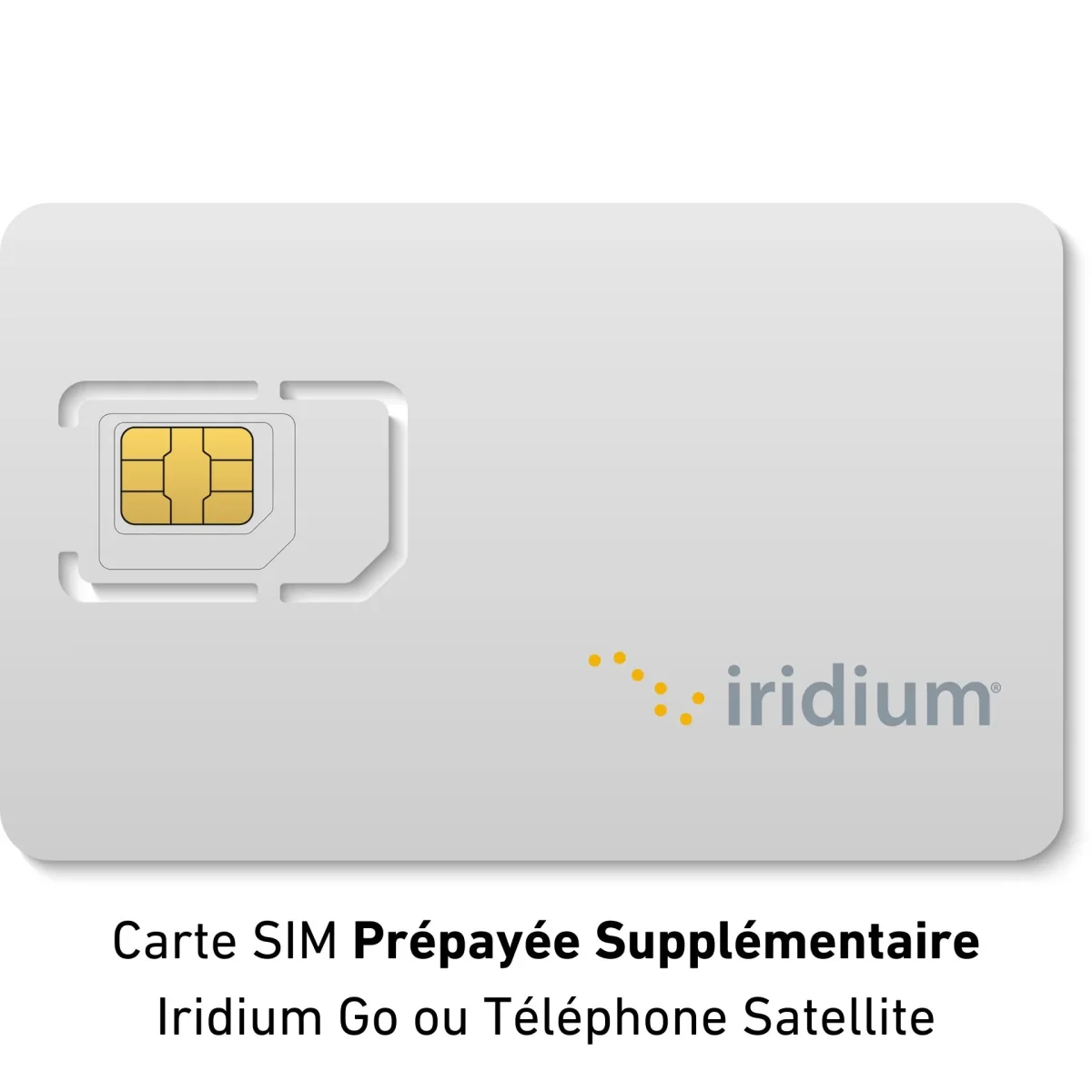 Carte SIM IRIDIUM Supplémentaire - Accessoires Outdoor pour Plus de Liberté de Mouvement - Libre circulation