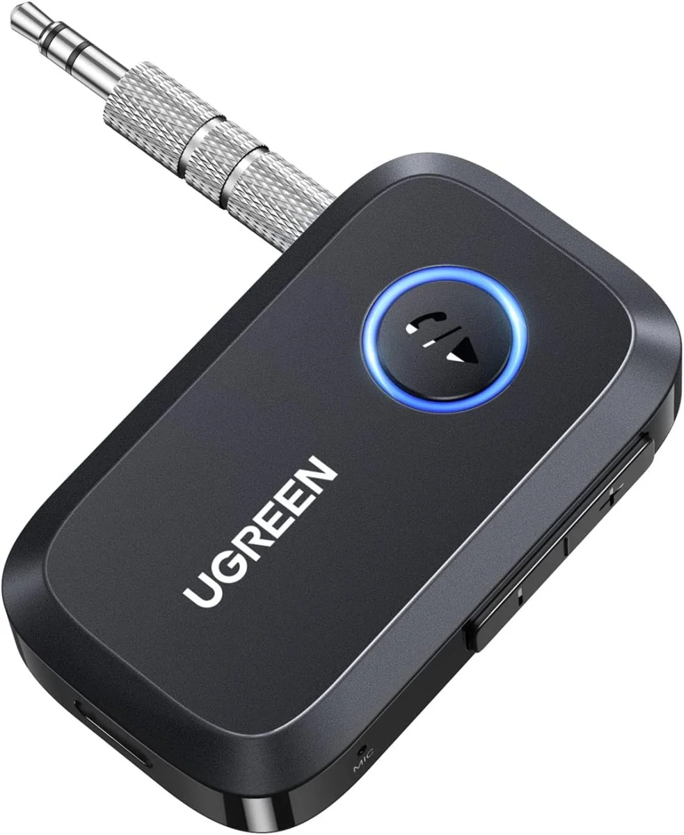 Récepteur Bluetooth Jack Adaptateur Câble mm Inclus Noir Organisation maison solutions rangement