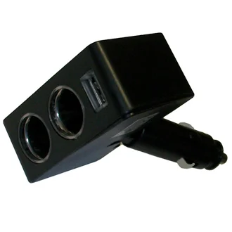 Double prise allume-cigare et port USB 12 V - Accessoires Outdoor pour Plus de Liberté de Mouvement - adaptateur allume double prise allume cigare port usb v liberté mouvement
