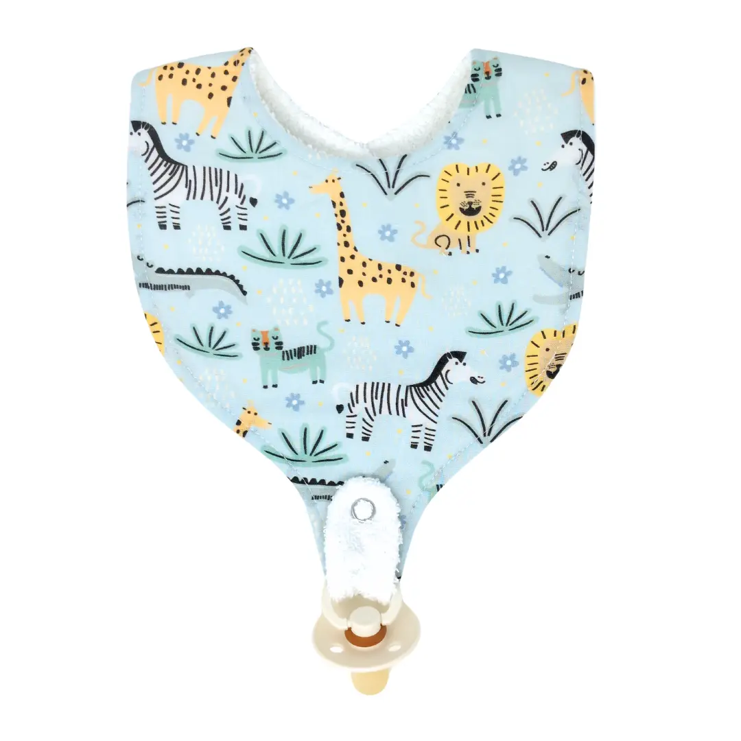 BAVOIR DENTITION "LÉO" - Boutique Maman & Bébé – Produits Essentiels au Quotidien - Bavoirs silicone