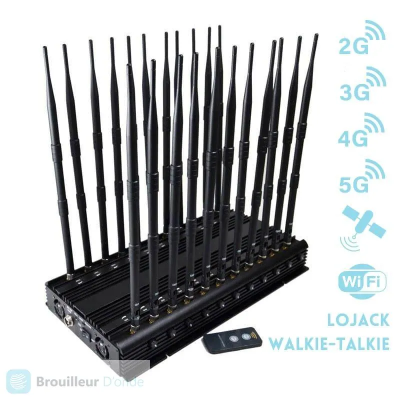Brouilleur Bureau Antennes Telephone WiFi LOJACK ​Drones Professionnels Grand Public Boutique Française