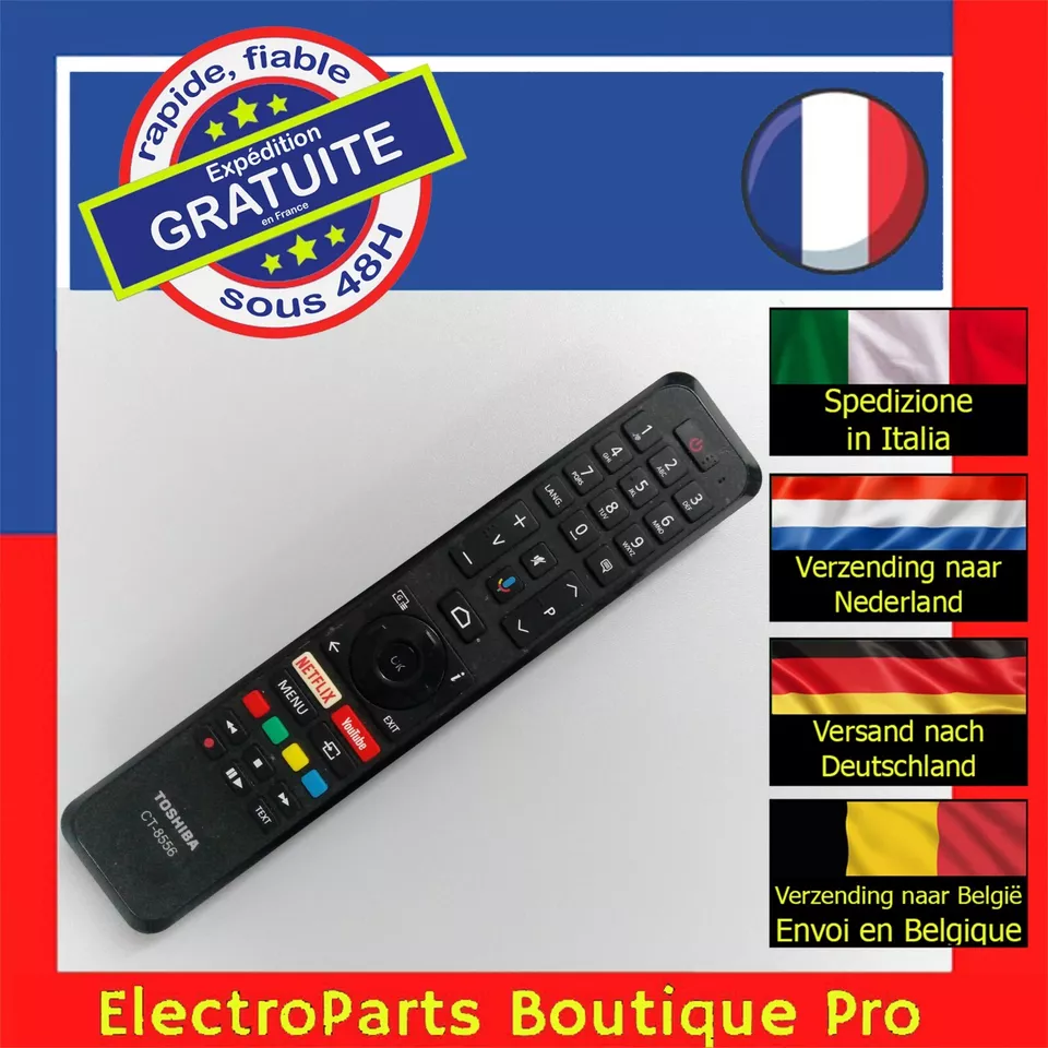 Télécommande 43160/30102695 pour télé TOSHIBA 50UA3A63DG - ​Drones Professionnels & Grand Public | Boutique Française​ TOSHIBA 50UA3A63DG - 126 cm - Fiche technique, prix et avis