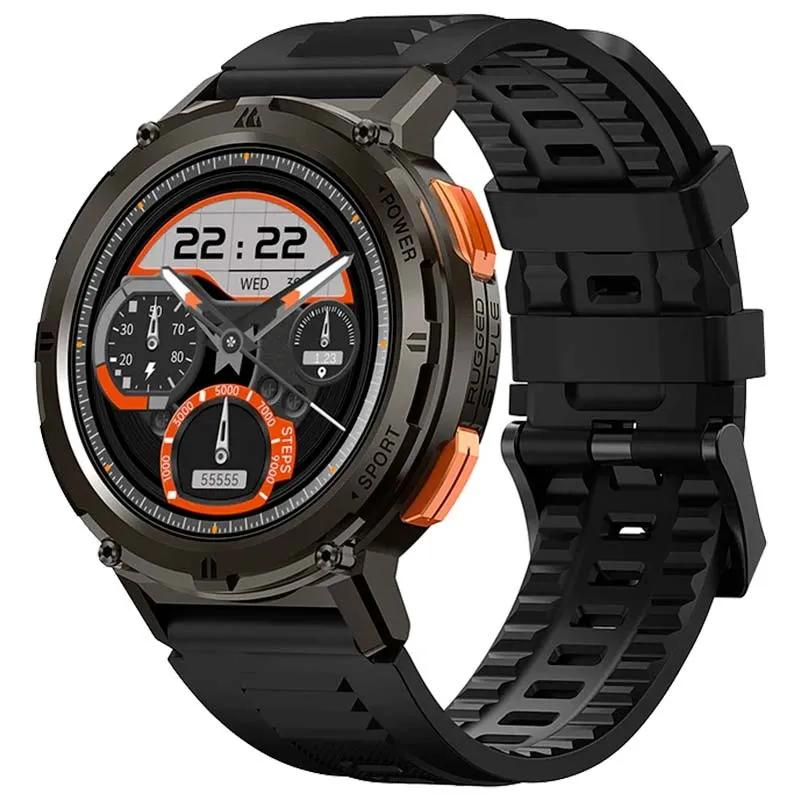 Montre Connectée Kospet Tank T2 Noir ​Drones Professionnels Grand Public Boutique Française