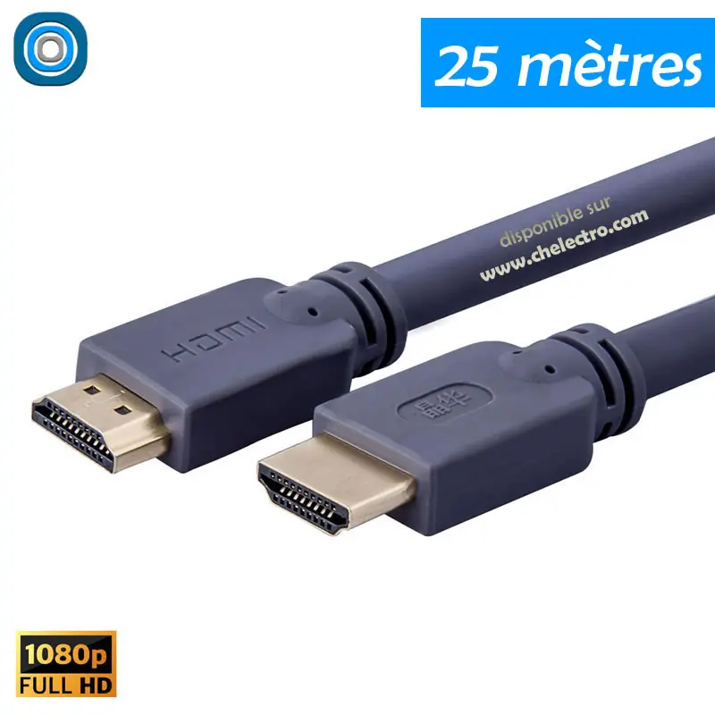Câble HDMI Premium | 25m - ​Drones Professionnels & Grand Public | Boutique Française​ - cobra amp | m amp boutique