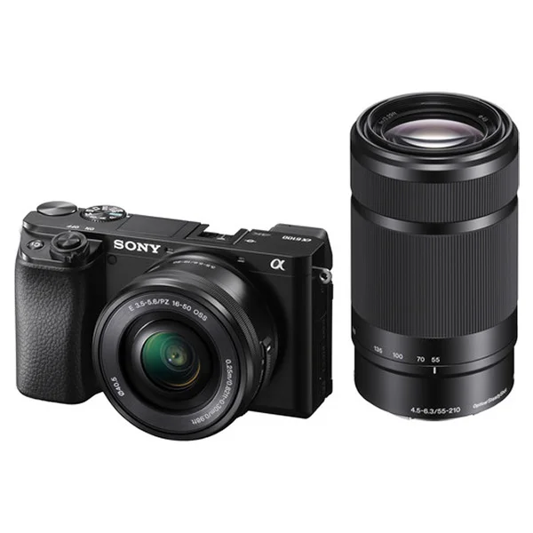 Sony Alpha 6100 + 16-50mm + 55-210mm – Appareil photo avec objectifs - Saldi Straordinari – Offerte Speciali Disponibili Adesso - {'count': 1, 'name': 'X/8/8plus/7'}