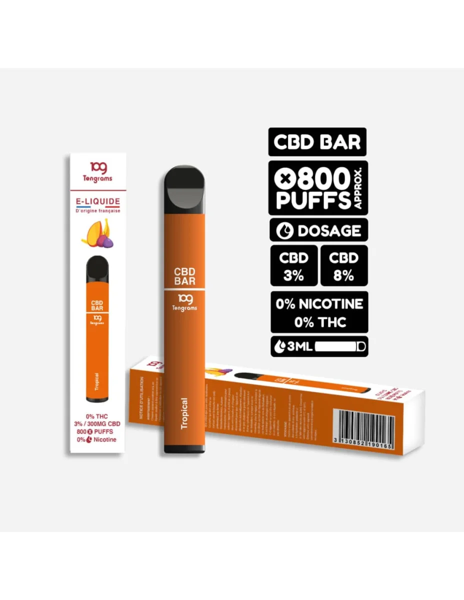 Puff CBD Tropical - Édition Limitée – L’Art de la Table Française en Promotion ! Set de table Editions Cartes d'art (plusieurs modèles)