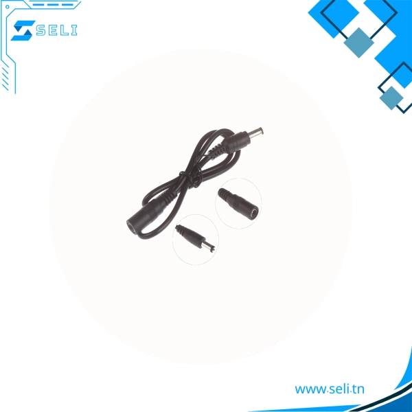 CORDON PROLONGATEUR JACK DC MALE-FEMELLE 5.5 X 2.1MM L= 0.3M - Saldi Straordinari – Offerte Speciali Disponibili Adesso Z Fakra femelle à mâle N antenne du véhicule pour câble coaxial RF de  l'adaptateur
