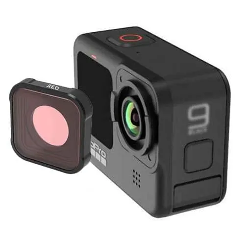 FILTRE DE PLONGÉE POUR HERO 9 / 10 & 11 ROUGE - ​Drones Professionnels & Grand Public | Boutique Française​ Filtres de plongée GoPro, DJI, Insta360 – Rouge & Magenta