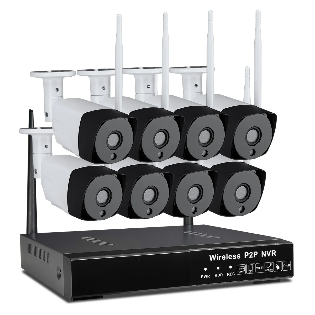 Kit Camera en Wi-Fi 2.0MP 8Voies - Saldi Straordinari – Offerte Speciali Disponibili Adesso - Joystick