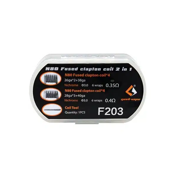 N80 Fused Clapton Coil 2 In 1 – Geekvape - Offre limitée RDL dans le temps ⏳ Ne tardez pas à commander !