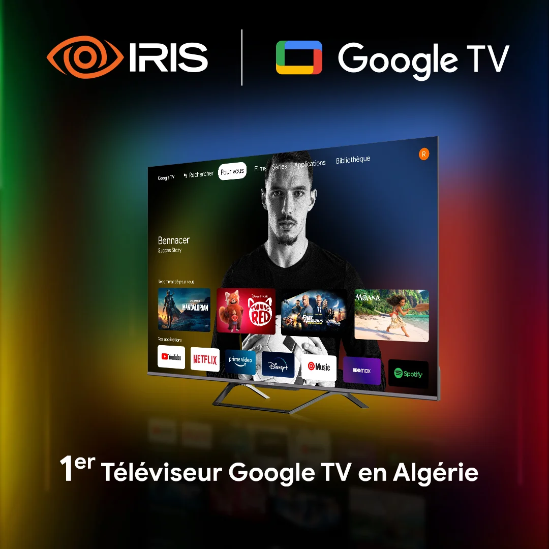 TV IRIS G5010 SMART GOOGLE TV LED UHD ​Drones Professionnels Grand Public Boutique Française
