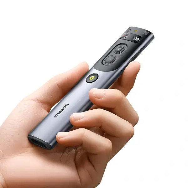 Télécommande présentateur vocal sans fil multifonctionnelle Baseus Orange Dot avec pointeur laser rouge – Distance de Commande 50-100m – B00231700811-00 - Saldi Straordinari – Offerte Speciali Disponibili Media Adesso