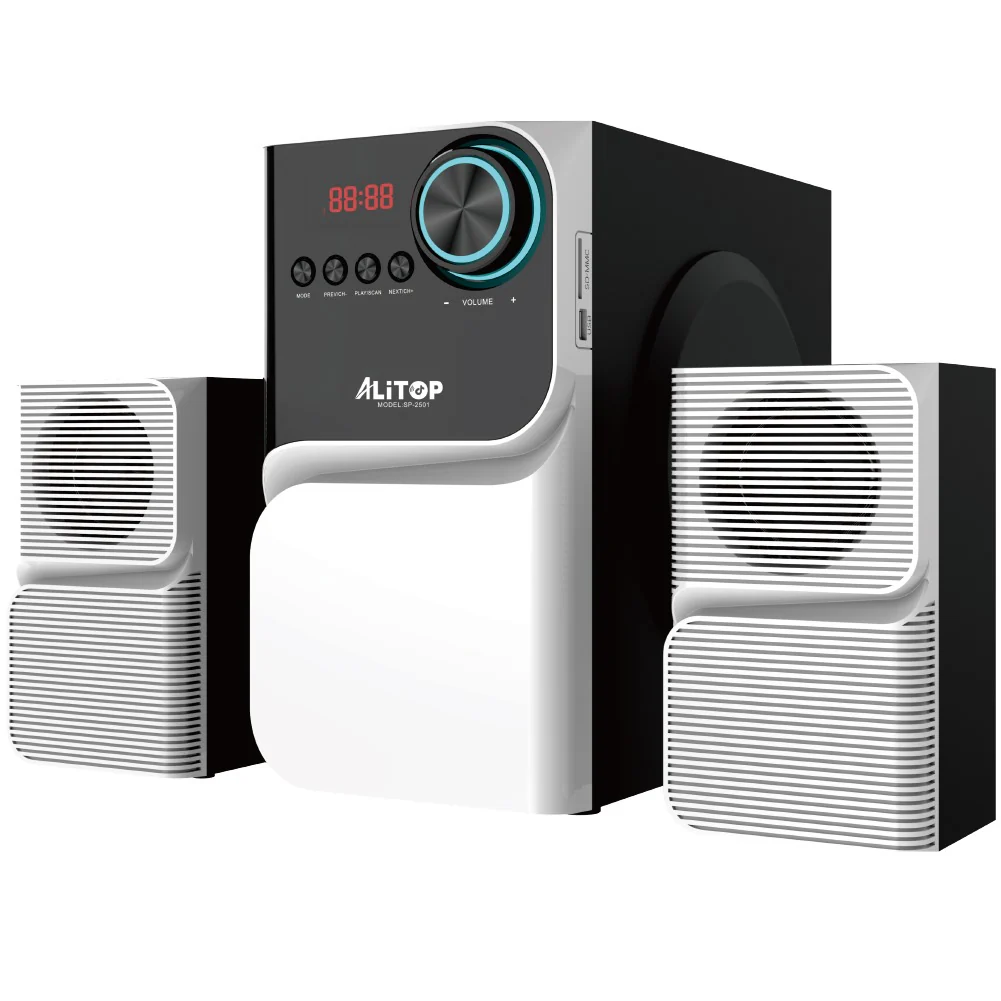Alitop SP-2501 – Enceinte Bluetooth 45W avec USB & Carte SD | Son Puissant et Basses Profondes - ​Drones série Professionnels & Grand Public | Boutique Française