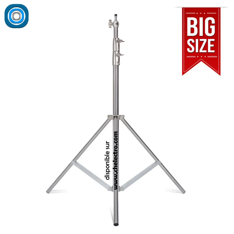 Trépied inox éclairage photo vidéo - ​Drones Professionnels & Grand Public | Boutique Française​ Ring light professionnelle avec trépied – ring light de table LED pour  selfies, vlogs, vidéos YouTube – 10 niveaux de luminosité, Ø 26 cm,  2700–6700K, alimentation USB - high-tech et tendances