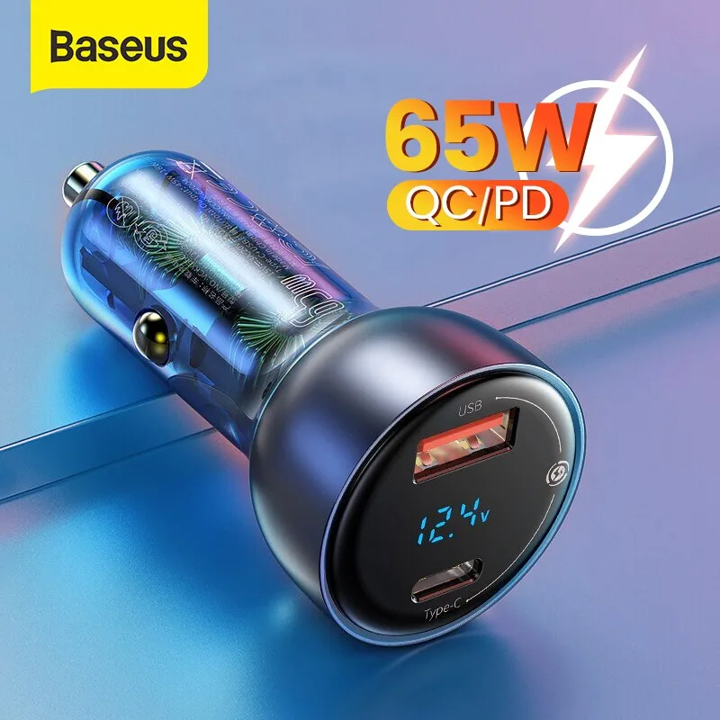 Baseus Chargeur voiture PPS double USB Type PD charge Saldi Straordinari Offerte Speciali Disponibili Adesso