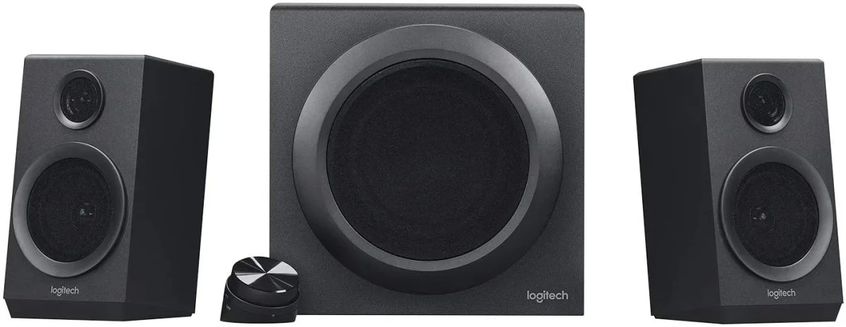 Système de Haut-Parleurs 2.1, 80W en puissance, Sons graves renforcés, Connection 2 dispositifs, Entrées audio 3,5 mm et RCA – Logitech Z333 - Organisation de la maison avec des solutions de rangement Haut-parleur mural étanche IP66 son puissant 8 pouce 80W 2 pour adresse  publique