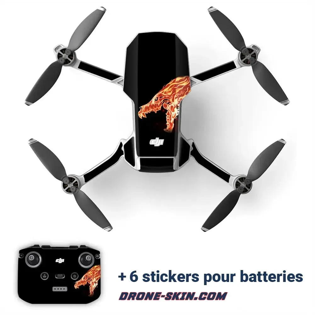 Sticker Drone DJI Dragoon Fire ​Drones Professionnels Grand Public Boutique Française