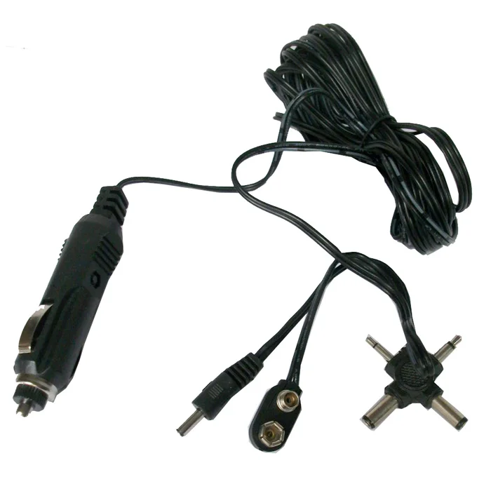 Prise allume-cigare 4 en 1 avec 4 fiches d’alimentation en croix 12/24V - Accessoires Outdoor pour Plus de Liberté de Mouvement - Adaptateur