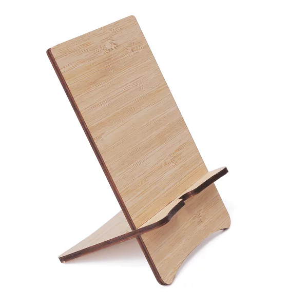 Support de téléphone en bambou - Saldi Straordinari – Offerte Speciali Disponibili Adesso Support de table pour téléphone portable et tablette bambou | Gonser.ch |  Magasin en ligne pour vos achats à bas prix
