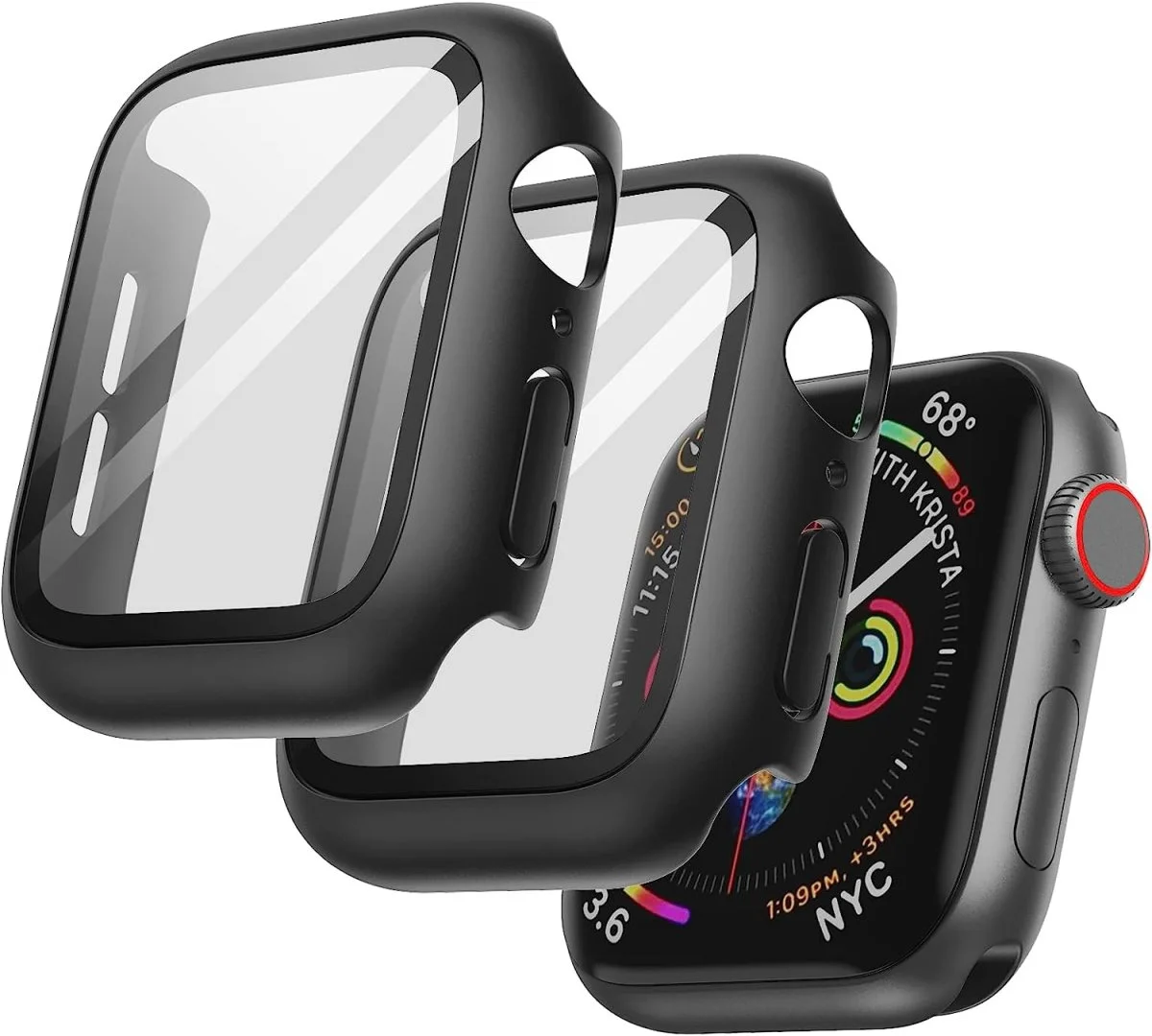 Coque avec Protection D’écran Compatible avec Apple Watch SE (2022 – 2020) – Series 6 5 4 44 mm – Lot de 2 – Noir – JETech - Organisation de la maison avec des solutions de rangement - {'count': 1, 'name': 'Oxford'}