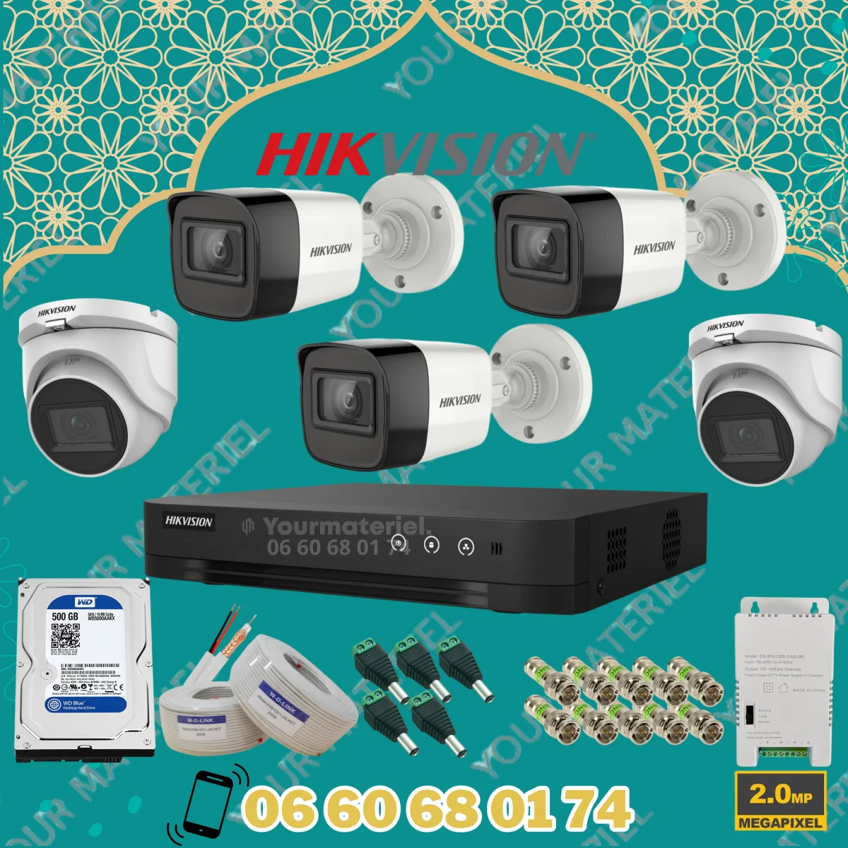 Pack Hikvision camera Offres Spéciales Saldi Straordinari Offerte Speciali Disponibili Adesso