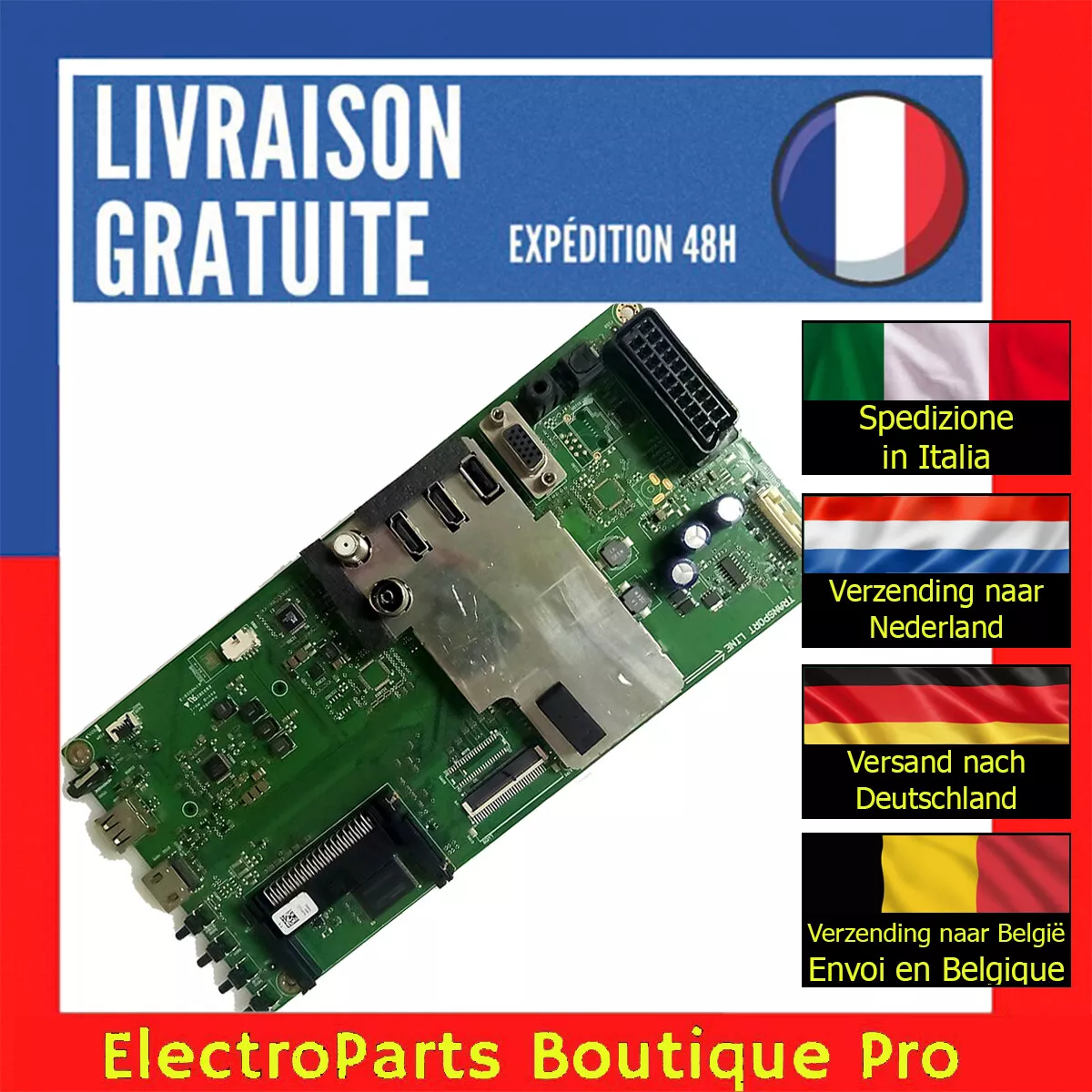 Carte principale VTY90R-5 répartition pour télé GRUNDIG 48 VLE 5421 - ​Drones Professionnels & Grand Public | Boutique Française