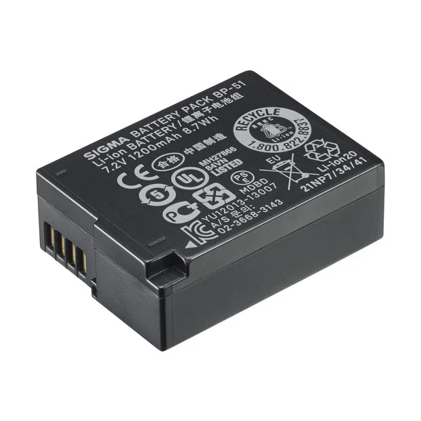 Sigma Batterie Li ion BP-51 Batterie Saldi Straordinari Offerte Speciali Disponibili Adesso