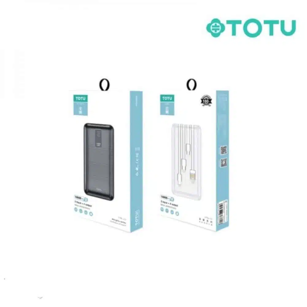 Power Bank 10000 mAh Noire TOTU (CPBL-06) - Saldi Straordinari – Offerte Speciali Disponibili Adesso MAH