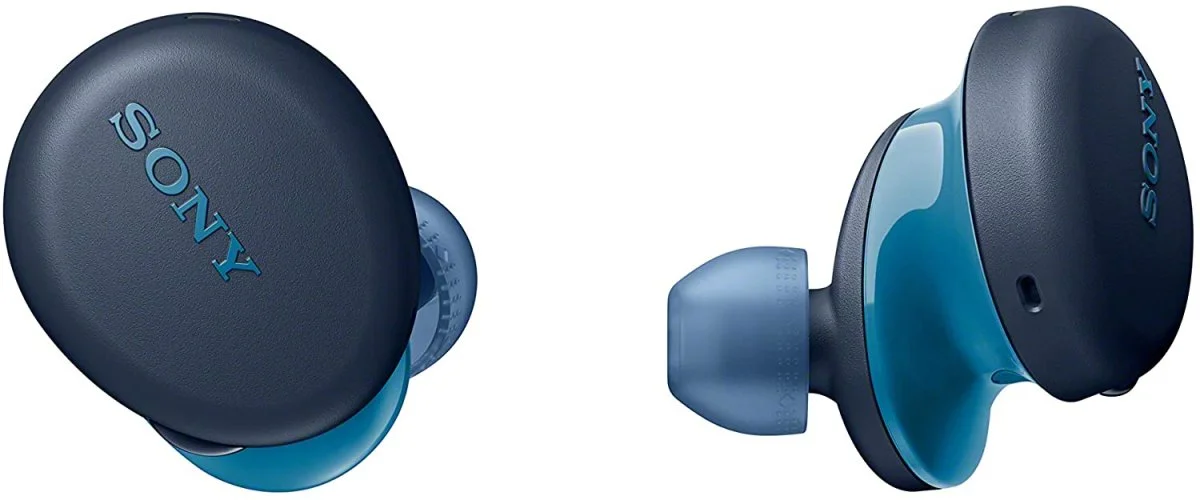 Ecouteurs bluetooth Fil Heures d’autonomie fonction charge rapide compatible assistants vocaux Bleu Sony WF Organisation maison solutions rangement