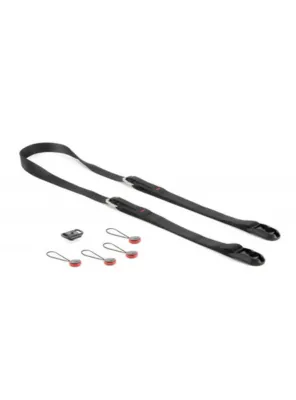 PEAK DESIGN Courroie LEASH cou v2 Noir - ​Drones Professionnels & Grand Public | Boutique Française