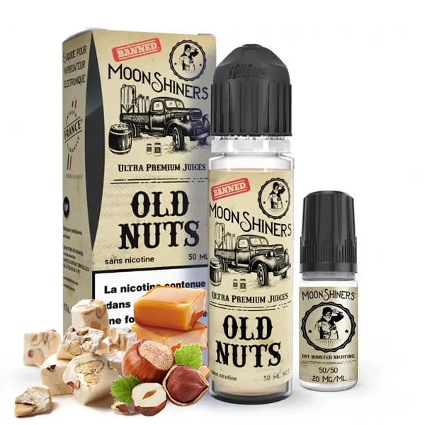 E-liquide Old Nuts Moonshiners 60ml - Saldi Straordinari – Offerte Speciali Disponibili Adesso E-liquide Ed Original - 50/60ml - Granita