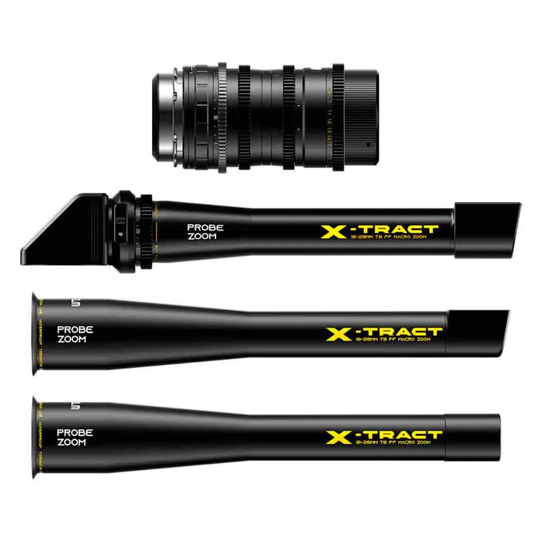 DZOFILM X-tract Probe Zoom 18-28mm T8 0/90/360° T8 (PL, Métrique) – Kit Fût Optique - Saldi Straordinari – Offerte Speciali Disponibili Adesso Objectif zoom de sonde DZOFILM X-Tract 18-28mm 90° T8 | CVP