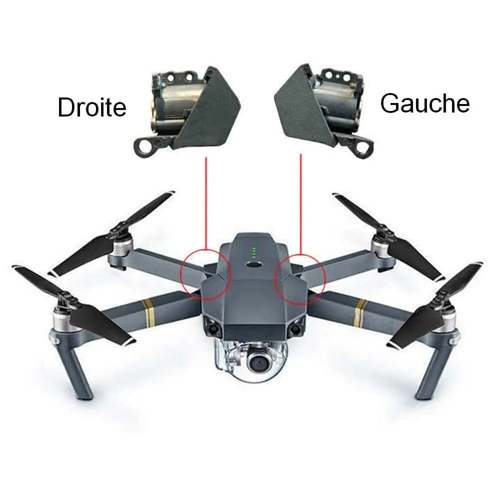 DJI Mavic Pro - Charnière bras arrière - ​Drones Professionnels & Grand Public | Boutique Française​ - Leggings