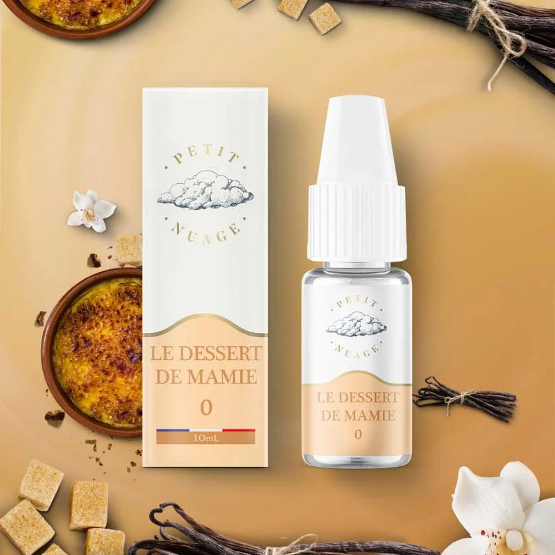 E-liquide Dessert de mamie 10ml – Petit nuage - e-liquide Vins Rouges Harmonieux pour Chaque Occasion