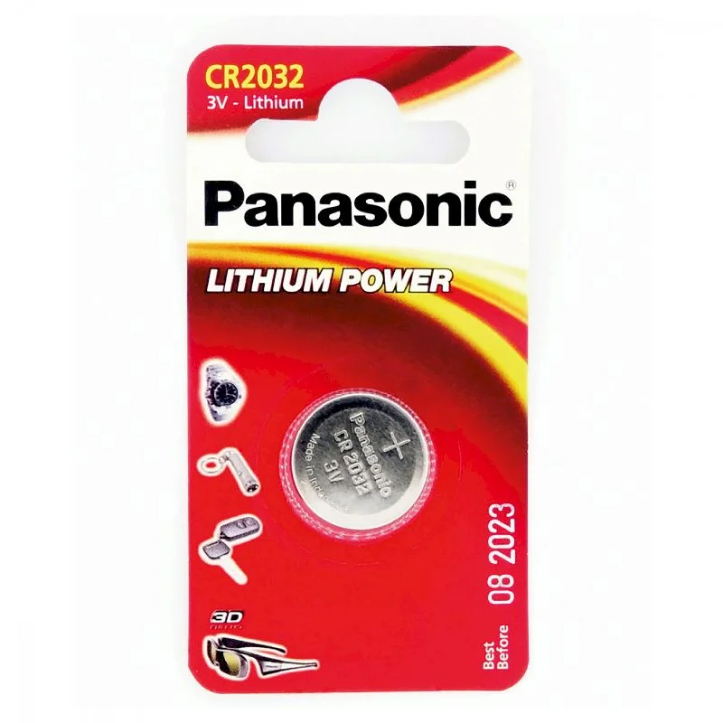 Pile Bouton Lithium CR-2032 Panasonic x 1 - Saldi Straordinari – Offerte Speciali Disponibili Adesso Duracell Piles alcalines AA Plus