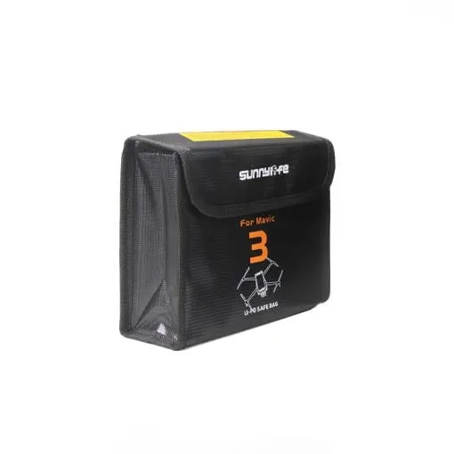 SAC DE SÉCURITÉ POUR TROIS BATTERIES DJI MAVIC 3 SERIE - ​Drones Professionnels & Grand Public | Boutique Française​ - Chargeur