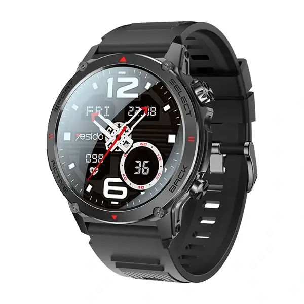 Montre connectée avec grand écran HD Yesido – 11 à 30 jours d’autonomie – BT 5.2 – IP68 – Suivi de la santé – Chargement magnétique – IO31 - Saldi Straordinari – Offerte Speciali Étanchéité Disponibili Adesso