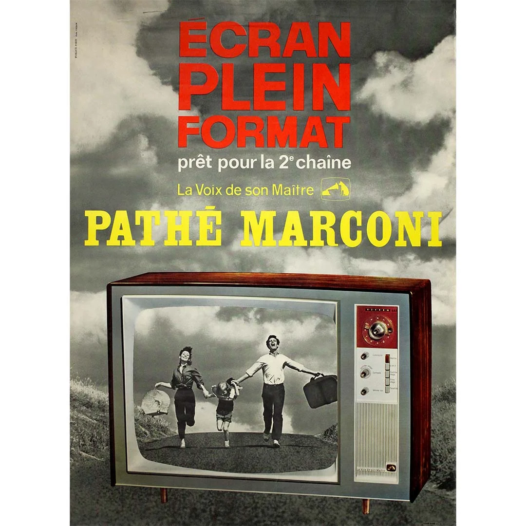 Écran plein format prêt pour la 2e La Lyon chaîne voix de son maître - Pathé Marconi 1971 - Saldi Straordinari – Offerte Speciali Disponibili Adesso