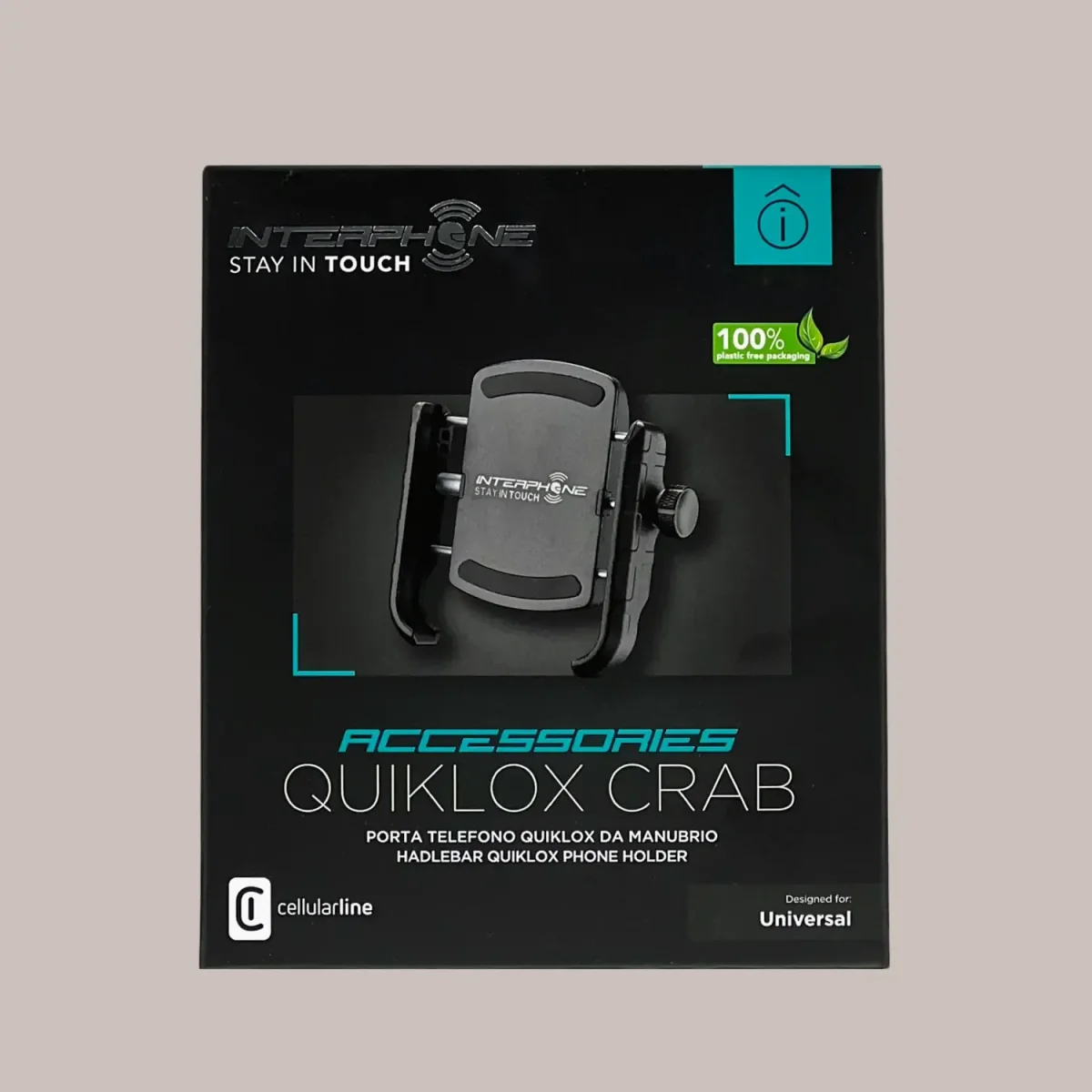 Support de téléphone Interphone Quiklox Crab - ​Drones Professionnels & Grand Public | Boutique QUIKLOX Française