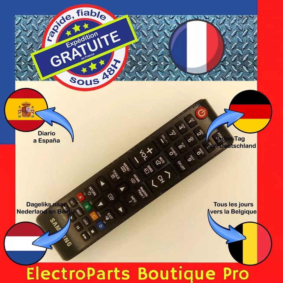 Télécommande BN59 01180A SAMSUNG HG55EE890UB ​Drones Professionnels Grand Public Boutique Française