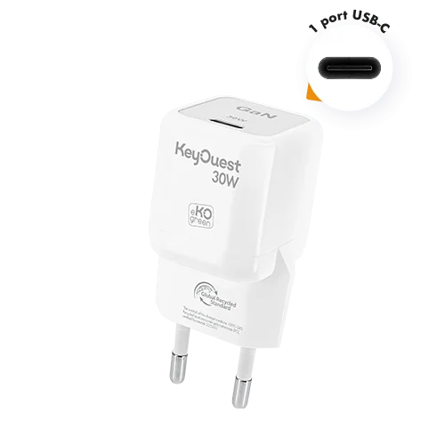 Chargeur Secteur GaN USB 30W eKOgreen Saldi Straordinari Offerte Speciali Disponibili Adesso