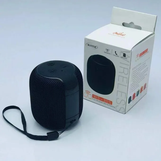 Wster Haut-Parleur – Enceinte Bluetooth Ws-305- Noir - ​Boulangerie-Pâtisserie | Pain au Levain Sebasto & Viennoiseries