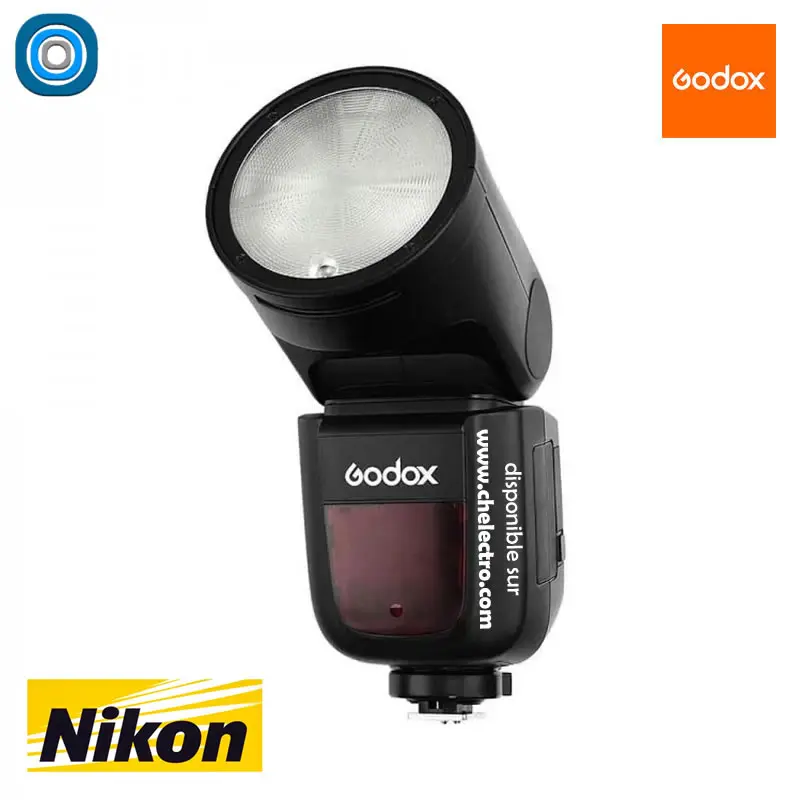 Flash Godox V1 Nikon ​Drones Professionnels Grand Public Boutique Française