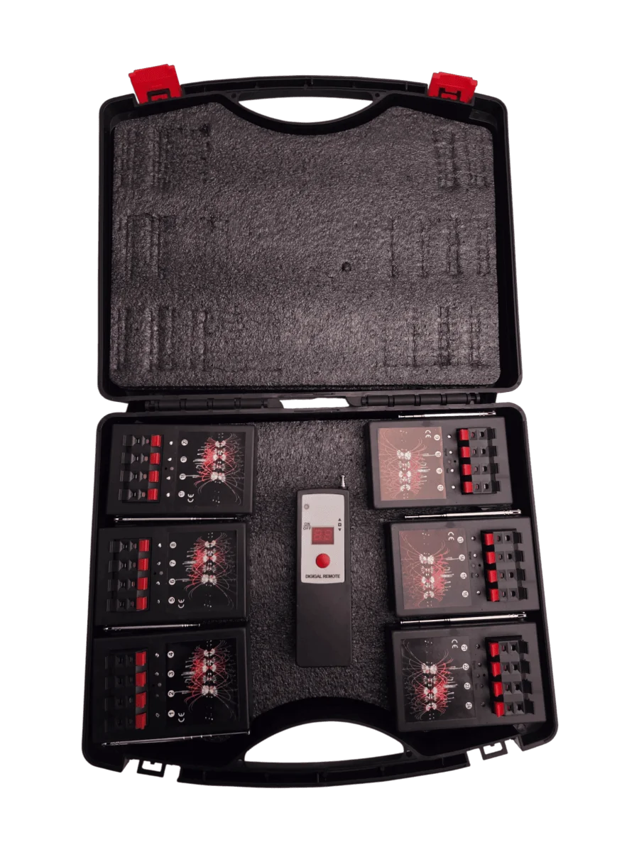 Kit 6 Accenditori Pirotecnici Con Telecomando Wireless A Distanza E Valigetta - Éclairage de qualité avec frais de port offerts - {'count': 1, 'name': '8h'}