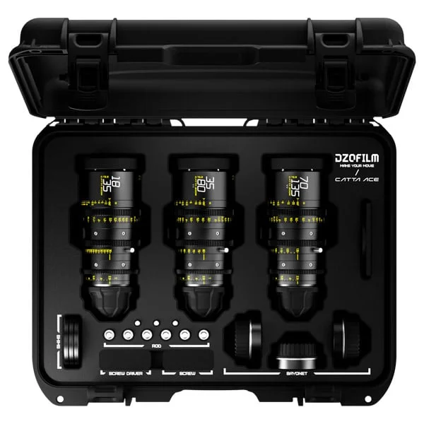 Dzofilm Catta Ace 18-35/35-80/70-135 T2.9 (PL/EF, Noir) – Objectifs - Saldi Straordinari – Offerte Speciali Disponibili Adesso - Cine lens