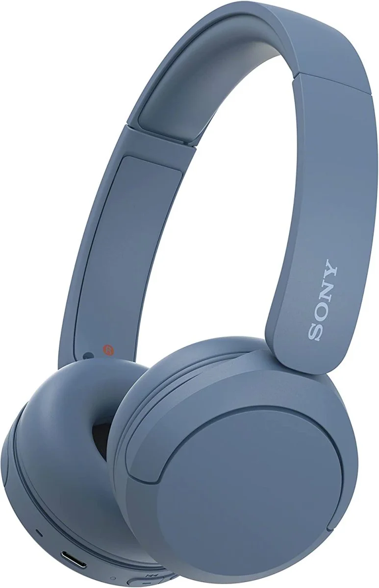 Casque Bluetooth Fil WH CH520.CE7 Multipoint Micro Intégré Heures D’autonomie Charge Rapide Bleu Sony Organisation maison solutions rangement