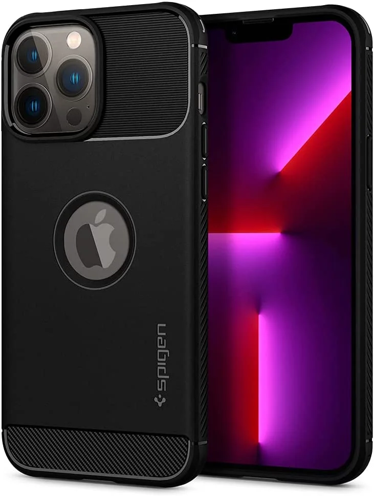 Coque de protection compatible avec iPhone 13 Pro Max – Noir Mat – Spigen Rugged Armor - Organisation de la maison avec des solutions de rangement Noir - iPhone 14 Pro - Coques et protections - Accessoires iPhone - Apple  (FR)