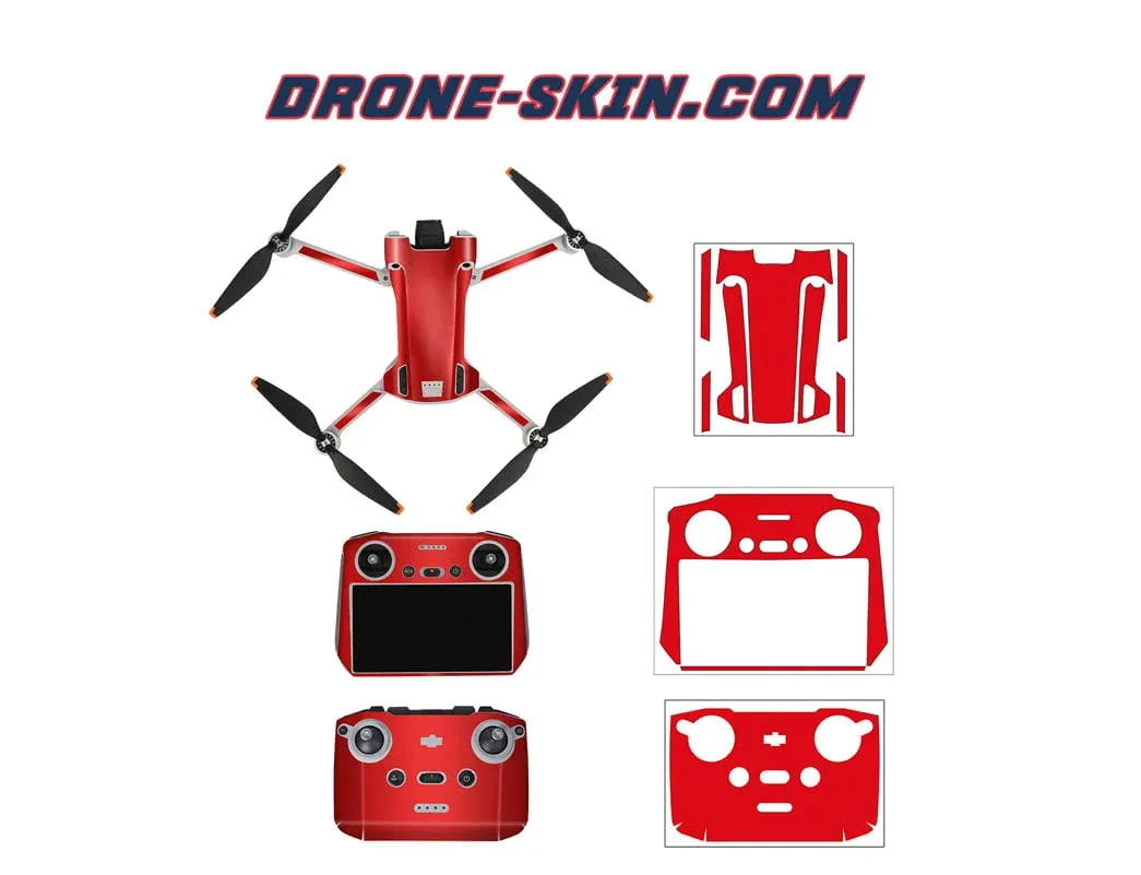 Sticker Drone DJI Mini Pro Red Flash ​Drones Professionnels Grand Public Boutique Française